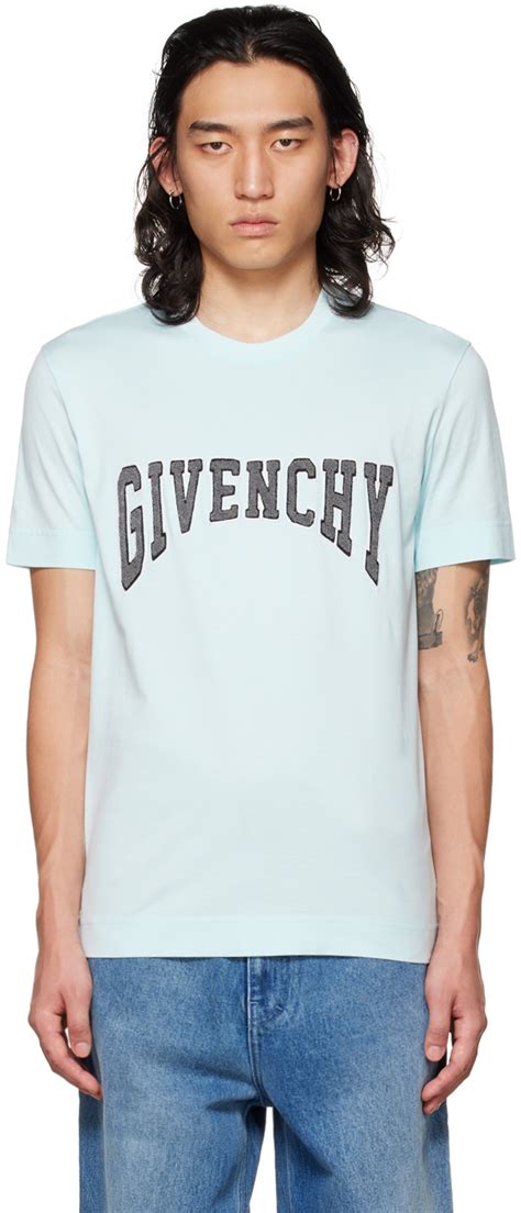 givenchy blue logo t shirt|Givenchy t shirts for men.